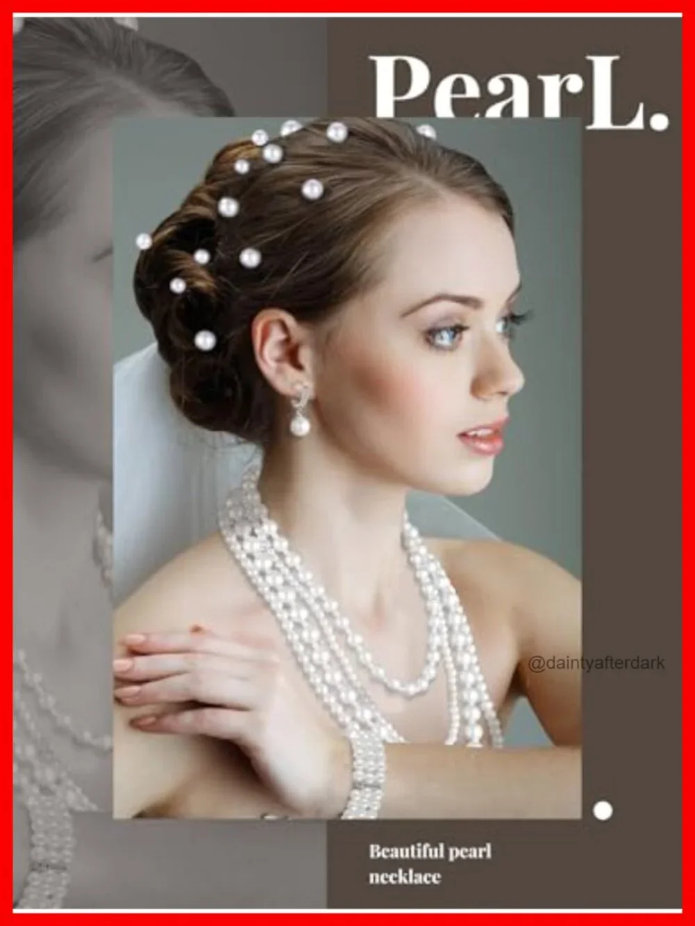 8-Piece Pearl Necklace and Earrings Set for Women Faux Pearl Costume Jewelry Set